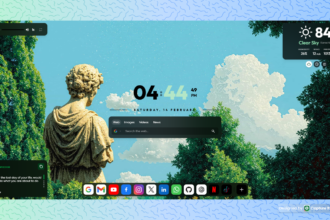 Glossy New Tab – Transform Your Chrome Experience